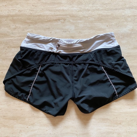 Lululemon Speed Short (Black & Light Pink) - Picture 2 of 2